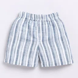Clt.s Kids Blue Striped Shirt with Shorts image 4