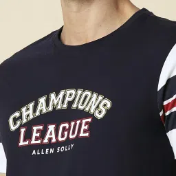 Allen Solly Black Regular Fit Printed T-Shirt image 4
