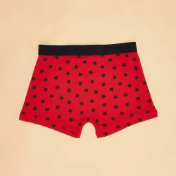 Pantaloons Junior Navy & Red Cotton Printed Trunk (Pack of 2) image 4