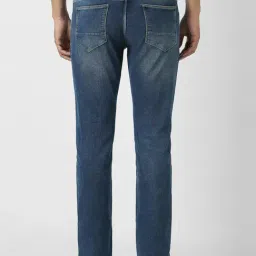 Peter England Blue Cotton Regular Fit Jeans image 2