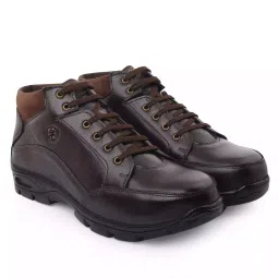 Enrich Field Steel Toe Safety Shoe Genuine Leather High Ankle Size UK 6 Brown, SGS1133BR-picture-37