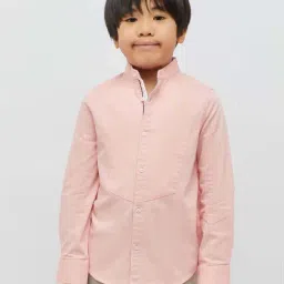 One Friday Kids Pink Slim Fit Shirt-picture-23