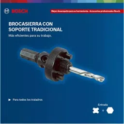 BOSCH 3/8 Inch Hex Shank Arbor Adapter - 2609390588 image 5