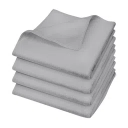 U & U Unique Utilities 4 Pieces Grey 400 GSM Face Towel-picture-19
