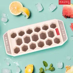 HAZEL Brown Platic Honeycomb Design Ice Cube Tray - Set of 2-image-14