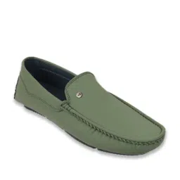 Metro Men's Green Casual Loafers image 3