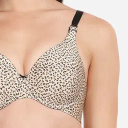 shyaway Pack Of 3 Printed Medium Coverage Lightly Padded T-shirt Bras With All Day Comfort image 5