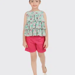 Tiny Girl Girls Printed Top with Shorts-picture-10