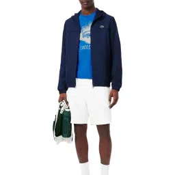 Lacoste Blue Ultra Dry Graphic Sport T-Shirt image 5