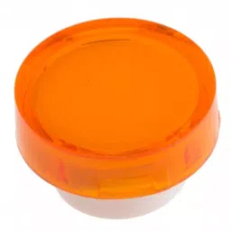 RS PRO Orange Round Push Button Lens for Use with ADA16 Series, 7452502-picture-20