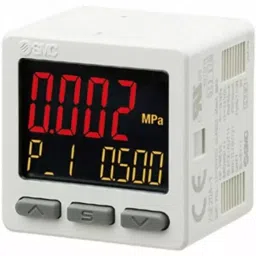 SMC PNP Open Collector 2 Outputs + Analogue Current Pressure Switch, M5 Female Thread -0.1MPa to 10 bar, ISE20A-V-M5-J-picture-21