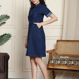 Mast & Harbour Denim Dress image 3