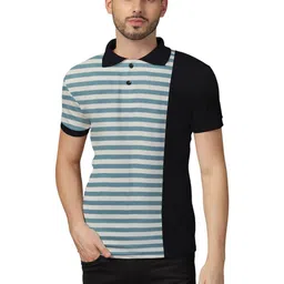 Blisstone Men Colourblocked Polo Collar T-shirt-picture-37