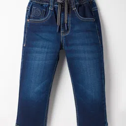 RUFF Denim Woven Full Length Washed Jeans - Navy Blue-picture-20