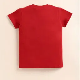 Biskid Red Cotton Tshirts image 2