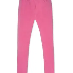 Nino Togs Cotton Lycra Knit Pack Of 5 Solid Leggings - Multi Colour image 4