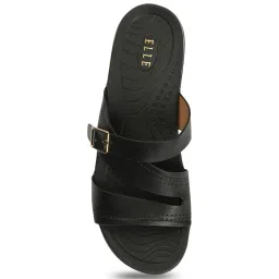 Elle Women's Black Casual Sandals image 4