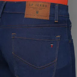 Louis Philippe Jeans Navy Blue Regular Fit Jeans image 4