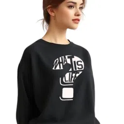 SALUJA FABRICS Women Cotton Long Sleeves Sweatshirt-image-9
