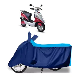 Auto Pearl Two Wheeler Cover for Hero Electric Electric Maxi - Cyan, Blue-picture-14