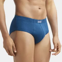 Jockey 1009 Men's Super Combed Cotton Rib Solid Brief with Stay Fresh Properties (Pack of 2) image 4