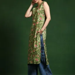 Jaipur Kurti Green Kurtakurtis image 4