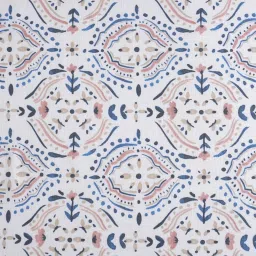 Maspar Avery Rust Cotton Floral 144 TC Double Fitted Bedsheet with 2 Pillow Cases image 4