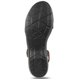 Metro Women's Brown Ankle Strap Wedges image 4