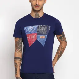 Wrangler Navy Crew T-Shirt-image-8