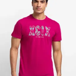Globus Dark Pink Round Neck T-Shirt-image-60