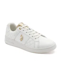 U.S. Polo Assn. Women's SIMONE 3.0 Off White Sneakers image 2