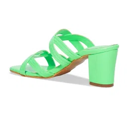Eridani Women's Grasshopper Green Casual Sandals image 4