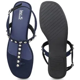 Inc.5 Women's Navy Back Strap Sandals image 4