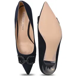 Ronnie Grey Women's Navy Stiletto Pumps image 4