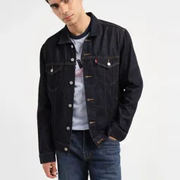 Levi's Black Regular Fit Denim Jacket image 4