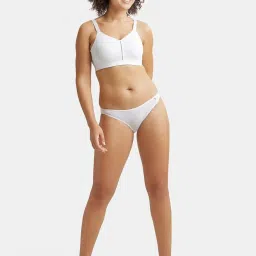 Jockey ES27 Women's Wirefree Non Padded Super Combed Cotton Full Coverage Minimizer Bra image 4