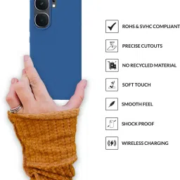Sprig Back Cover for iQOO NEO 9 PRO (Blue) image 4