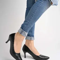 Shoetopia Kids Black Casual Pumps-image-70
