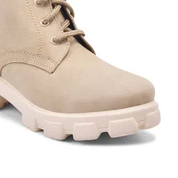 Padchin Women Round Toe Chunky Boots image 2