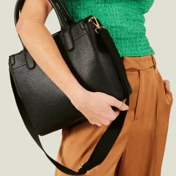 Accessorize London Black Solid Handbag-picture-46