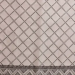 Silk Land White Printed Saree image 5