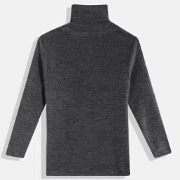 RVK Girls Charcoal Pullover Sweater image 2