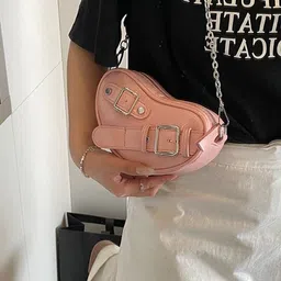 StyleCast x Revolte Women Solid Miniature Buckle Detail Sling Bag-picture-23