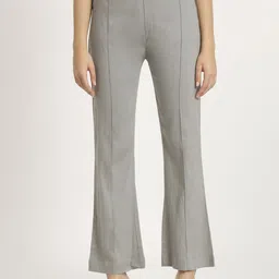 Laad Women High Rise Trousers-image-63