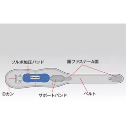 AS ONE Osgood-Schlatter Band M Size Nylon, Polyester, Polyurethane & Ethylene Vinyl Acetate, 63203 image 2