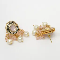 Anouk Gold-Plated Kundan-Studded & Beaded Jewellery Set image 2