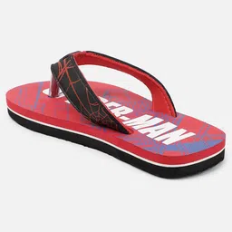 Kidsville Spiderman Print Flip Flops - Red image 4