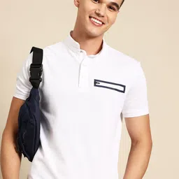 United Colors of Benetton Mandarin Collar Pure Cotton T-shirt-picture-13