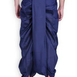here&now x sanwara Sanwara Blue Dhoti image 3