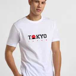 NOBERO Men Typography Printed T-shirt image 2